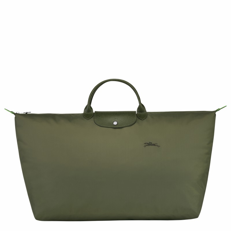 Longchamp Le Pliage Green M Reistas Heren Groen Belgium | L1625919479-