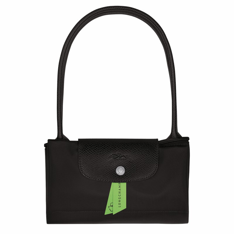 Longchamp Le Pliage Green M Tote Tassen Dames Zwart Belgium | L2605919001