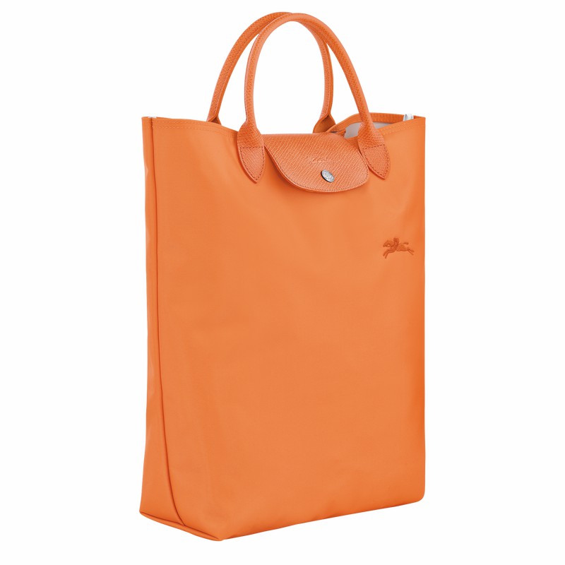 Longchamp Le Pliage Green M Tote Tassen Dames Oranje Belgium | 10168919P54