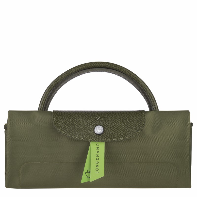 Longchamp Le Pliage Green S Reistas Dames Groen Belgium | L1624919479