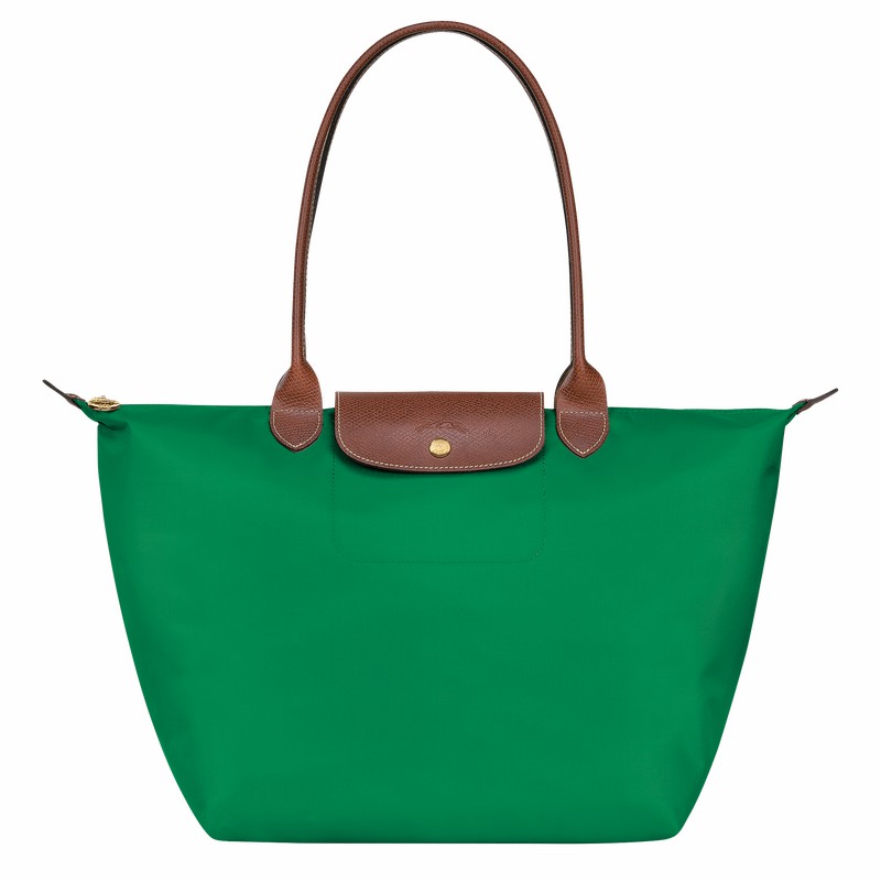 Longchamp Le Pliage Original L Tote Tassen Dames Groen Belgium | L1899089P88