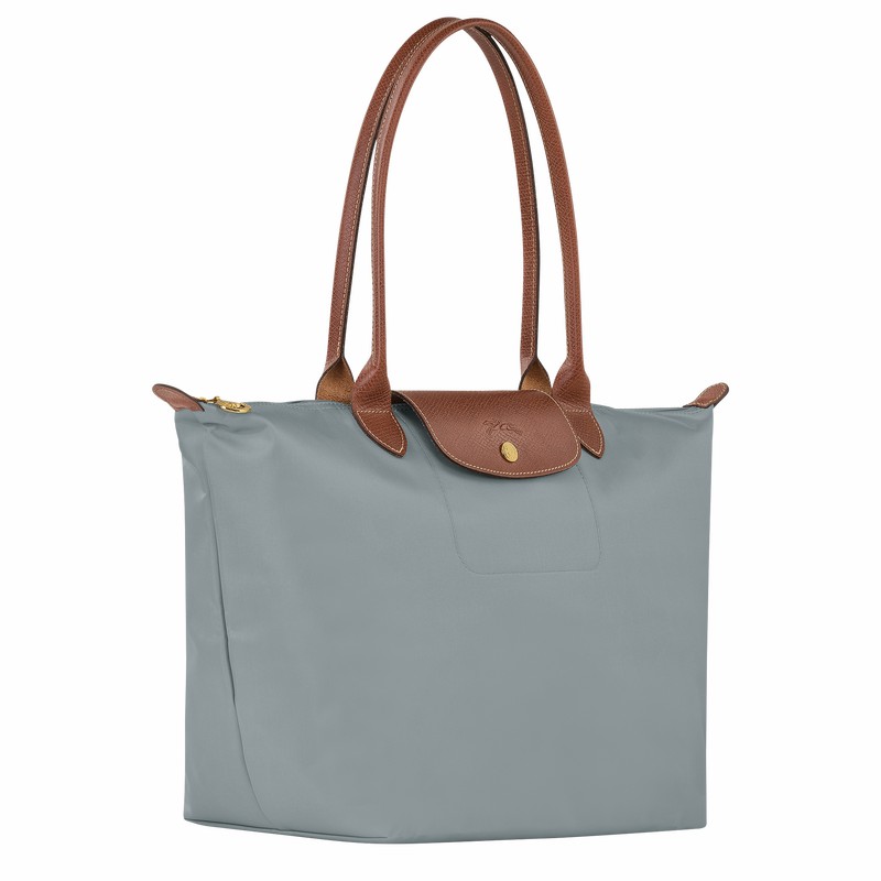 Longchamp Le Pliage Original L Tote Tassen Dames Grijs Belgium | L1899089P80