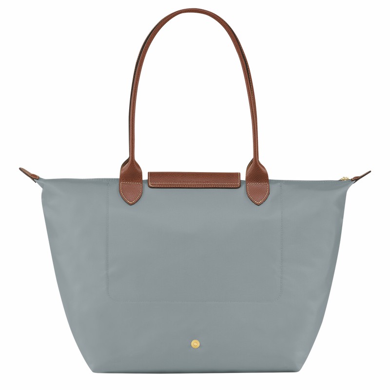 Longchamp Le Pliage Original L Tote Tassen Dames Grijs Belgium | L1899089P80