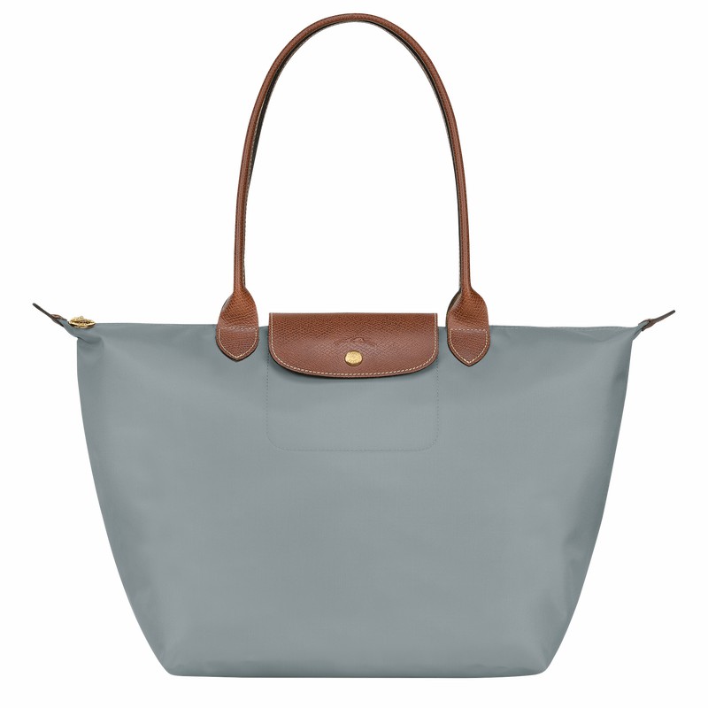 Longchamp Le Pliage Original L Tote Tassen Dames Grijs Belgium | L1899089P80