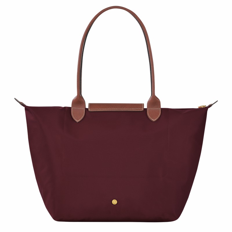 Longchamp Le Pliage Original L Tote Tassen Dames Bordeaux Belgium | L1899089P87