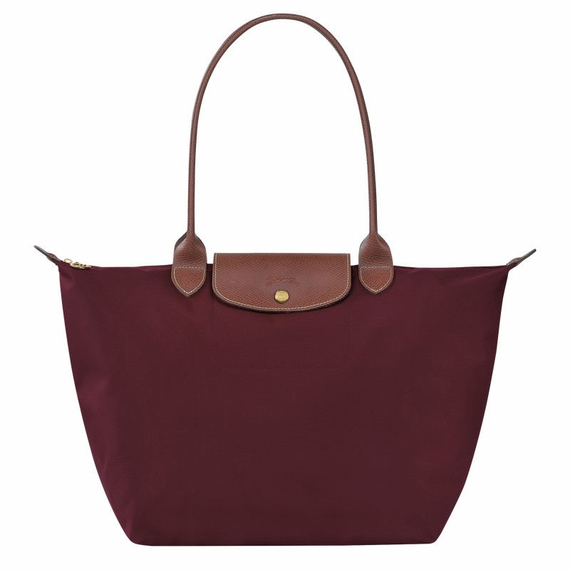 Longchamp Le Pliage Original L Tote Tassen Dames Bordeaux Belgium | L1899089P87