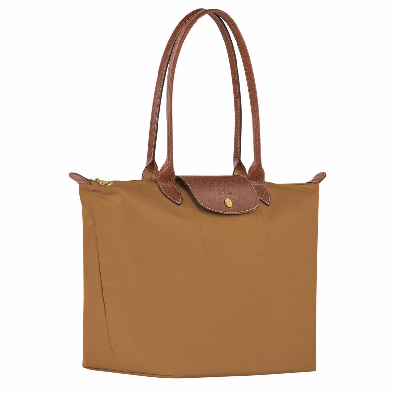 Longchamp Le Pliage Original L Tote Tassen Dames Khaki Belgium | L1899089P86