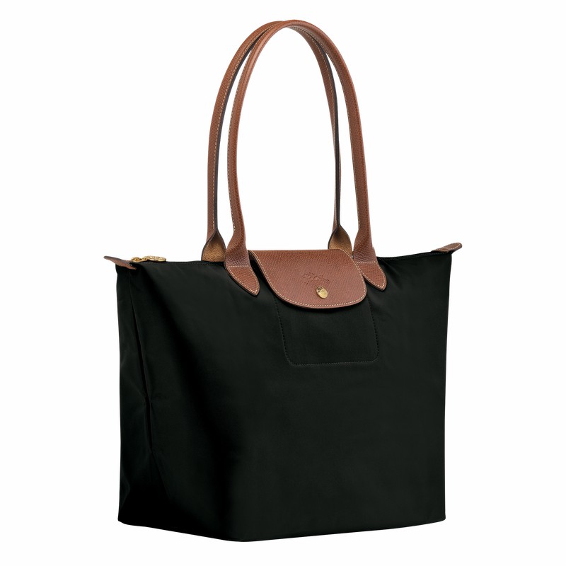 Longchamp Le Pliage Original L Tote Tassen Dames Zwart Belgium | L1899089001