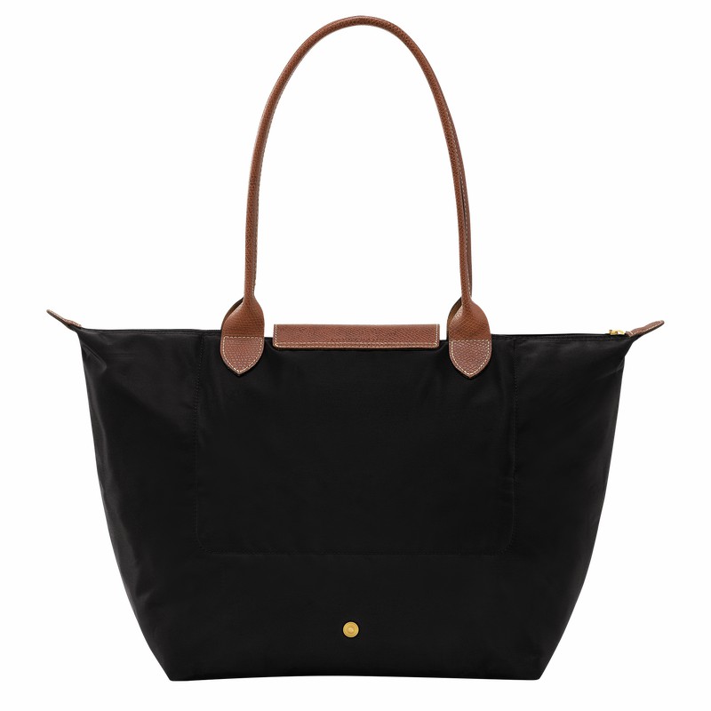 Longchamp Le Pliage Original L Tote Tassen Dames Zwart Belgium | L1899089001