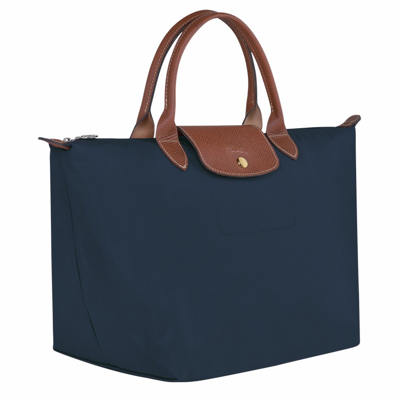 Longchamp Le Pliage Original M Handtas Dames Donkerblauw Belgium | L1623089P68