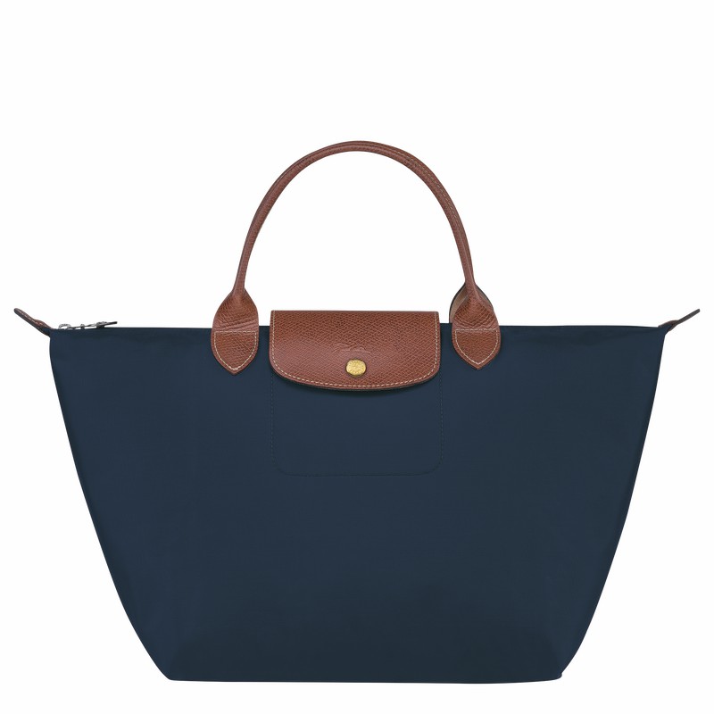 Longchamp Le Pliage Original M Handtas Dames Donkerblauw Belgium | L1623089P68