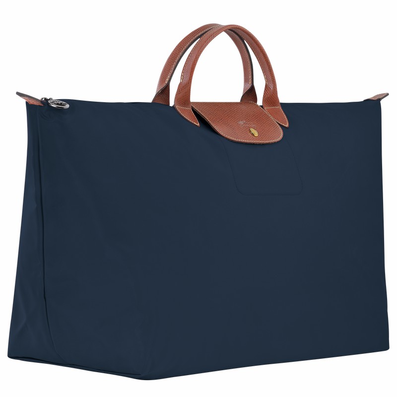 Longchamp Le Pliage Original M Reistas Dames Donkerblauw Belgium | L1625089P68