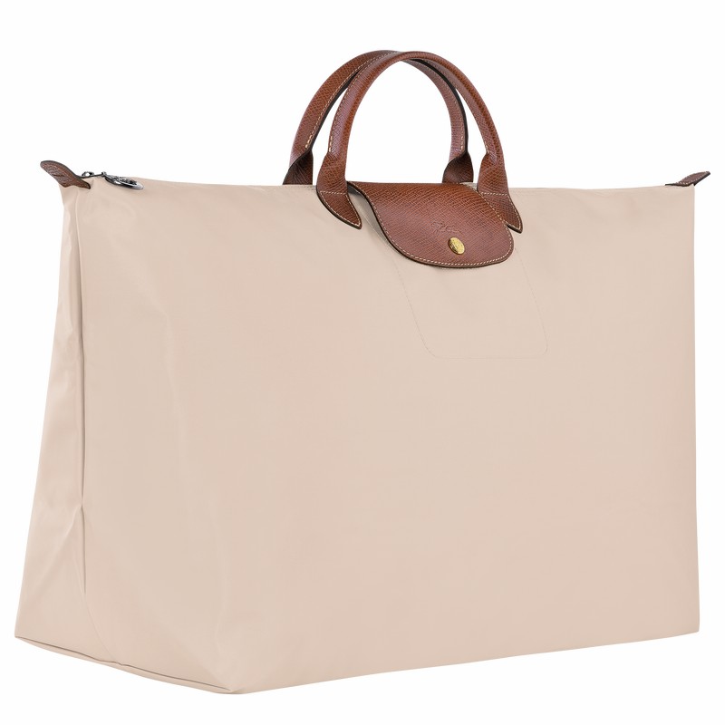 Longchamp Le Pliage Original M Reistas Dames Wit Belgium | L1625089P71