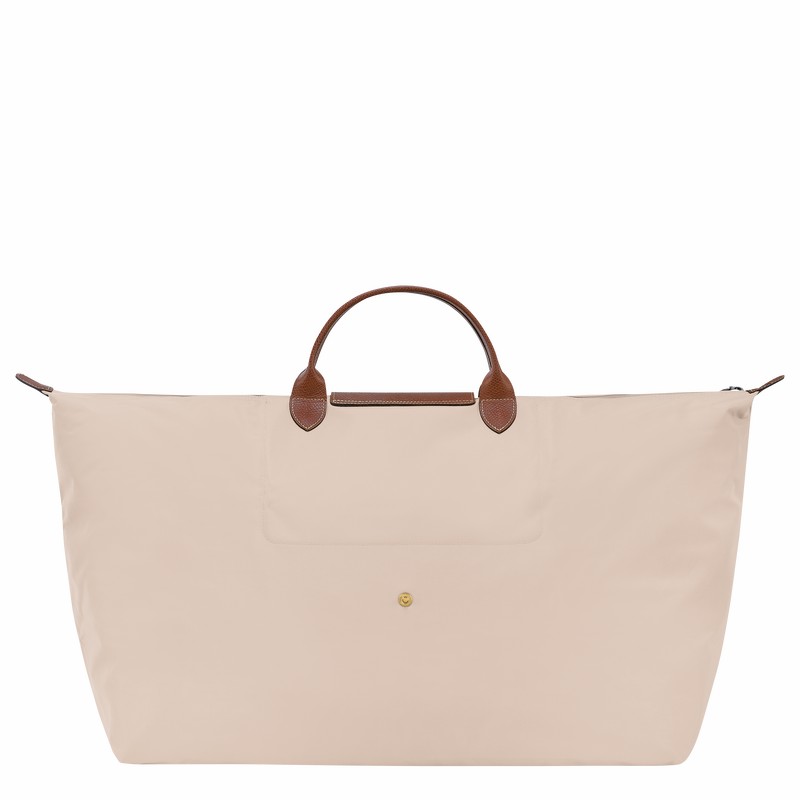 Longchamp Le Pliage Original M Reistas Dames Wit Belgium | L1625089P71