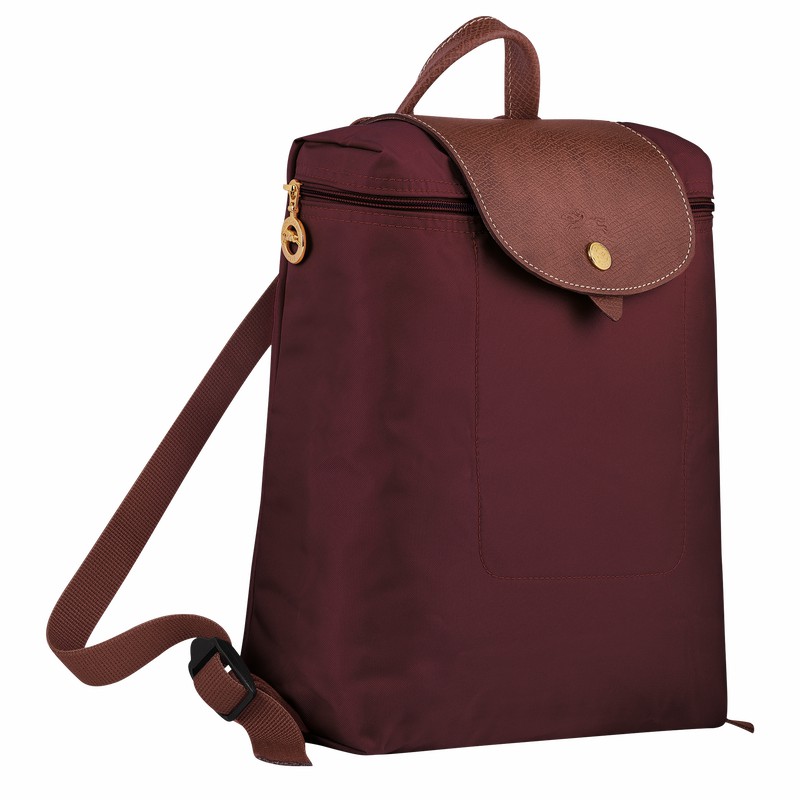 Longchamp Le Pliage Original M Rugzakken Dames Bordeaux Belgium | L1699089P87