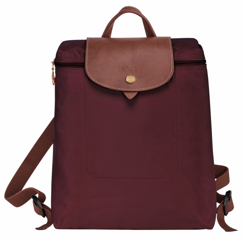 Longchamp Le Pliage Original M Rugzakken Heren Bordeaux Belgium | L1699089P87-