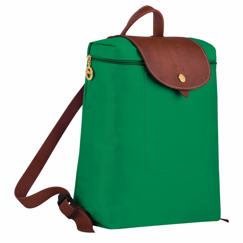 Longchamp Le Pliage Original M Rugzakken Heren Groen Belgium | L1699089P88-