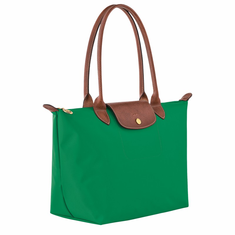 Longchamp Le Pliage Original M Tote Tassen Dames Groen Belgium | L2605089P88