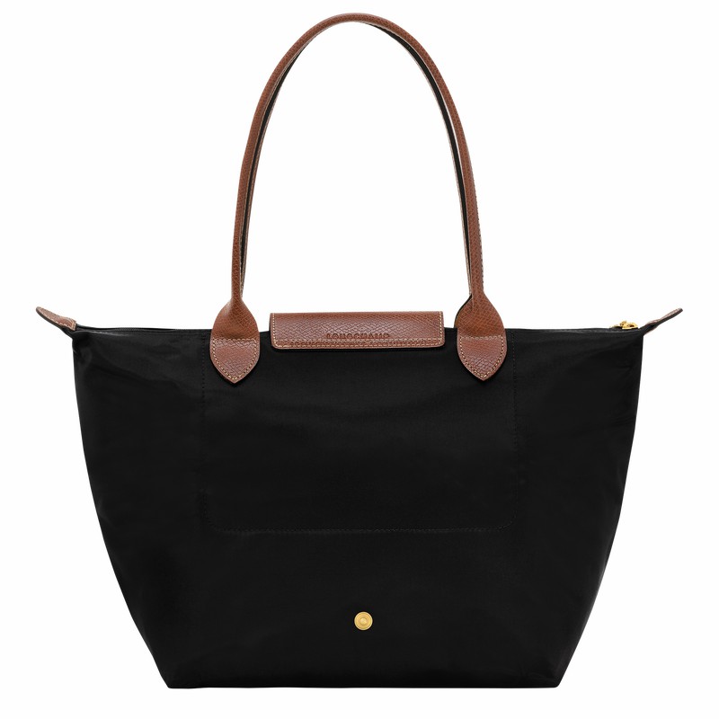 Longchamp Le Pliage Original M Tote Tassen Dames Zwart Belgium | L2605089001