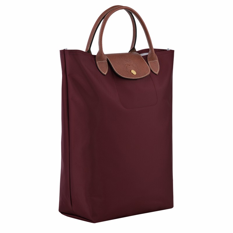 Longchamp Le Pliage Original M Tote Tassen Dames Bordeaux Belgium | 10168089P87