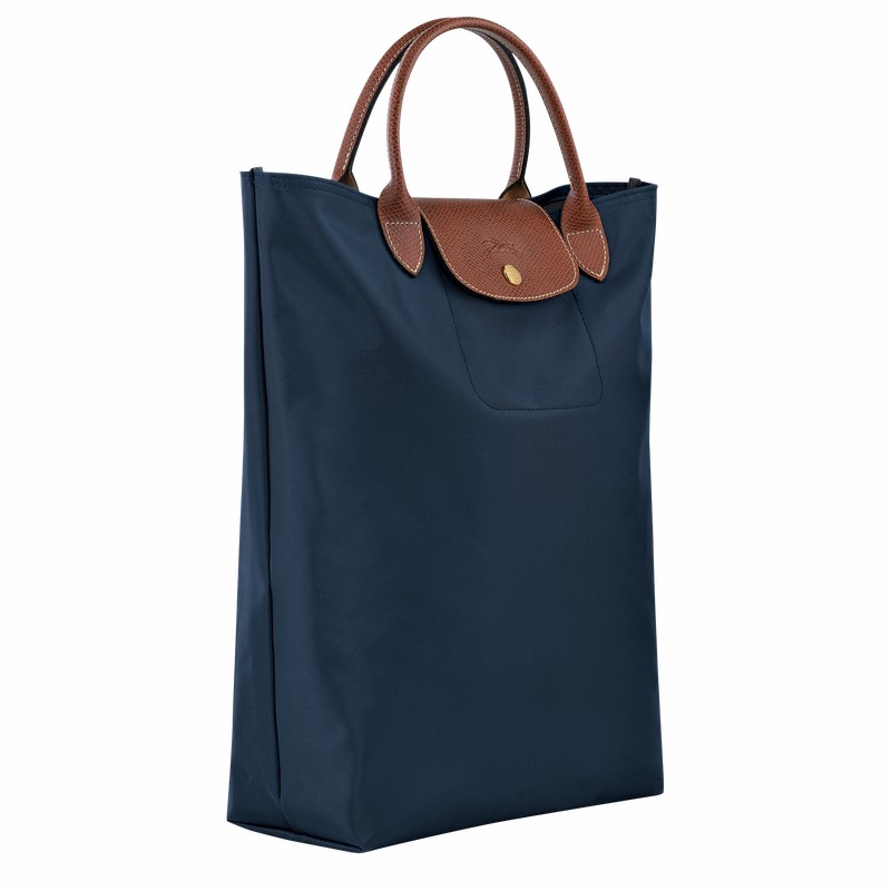 Longchamp Le Pliage Original M Tote Tassen Dames Donkerblauw Belgium | 10168089P68