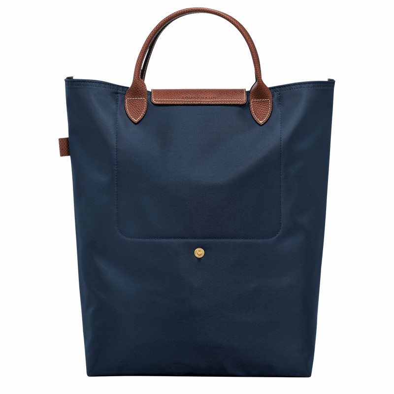 Longchamp Le Pliage Original M Tote Tassen Dames Donkerblauw Belgium | 10168089P68