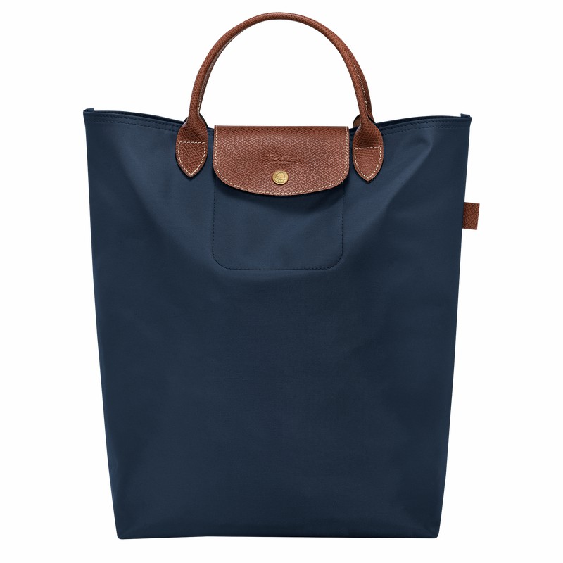 Longchamp Le Pliage Original M Tote Tassen Dames Donkerblauw Belgium | 10168089P68