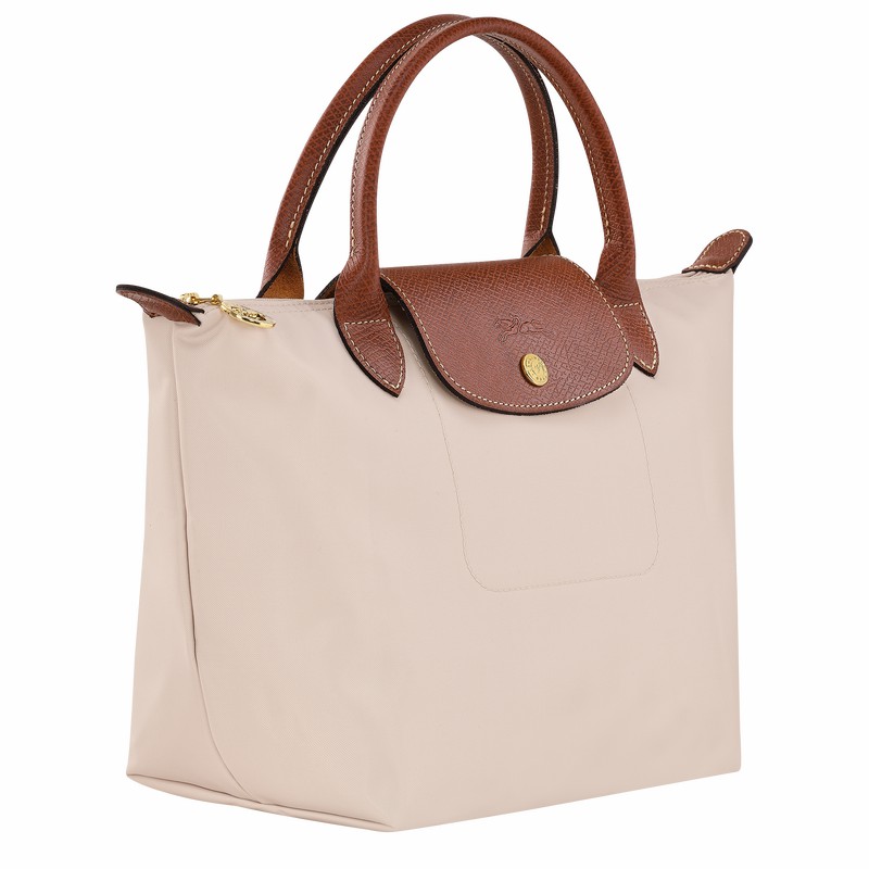 Longchamp Le Pliage Original S Handtas Dames Wit Belgium | L1621089P71