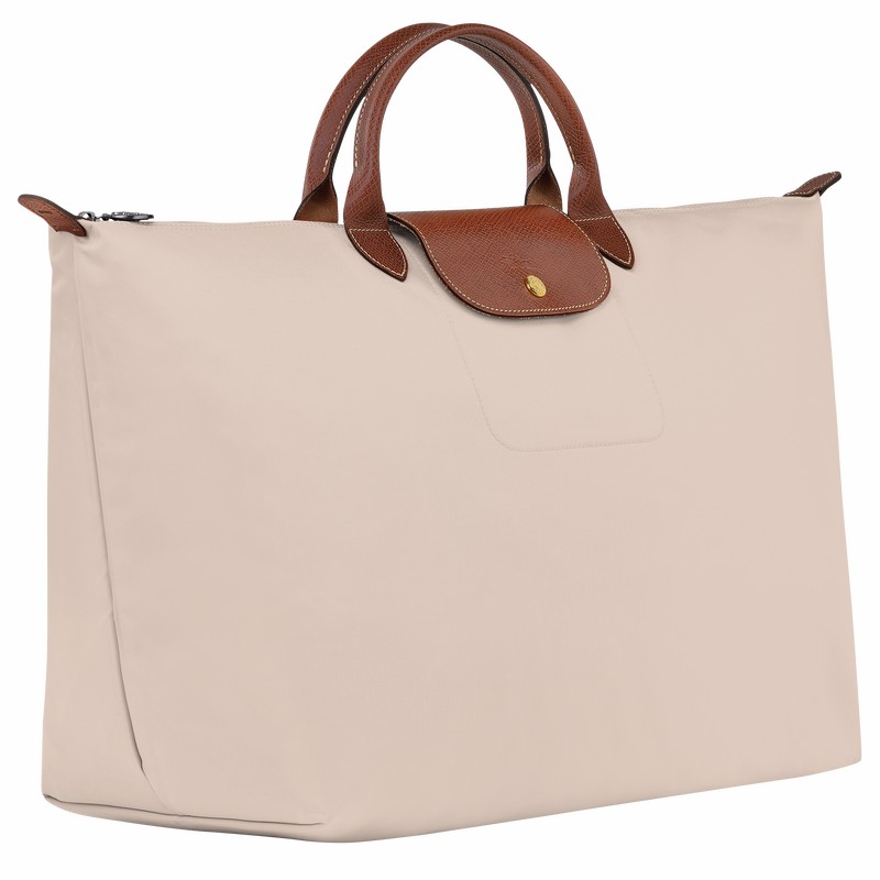 Longchamp Le Pliage Original S Reistas Dames Wit Belgium | L1624089P71