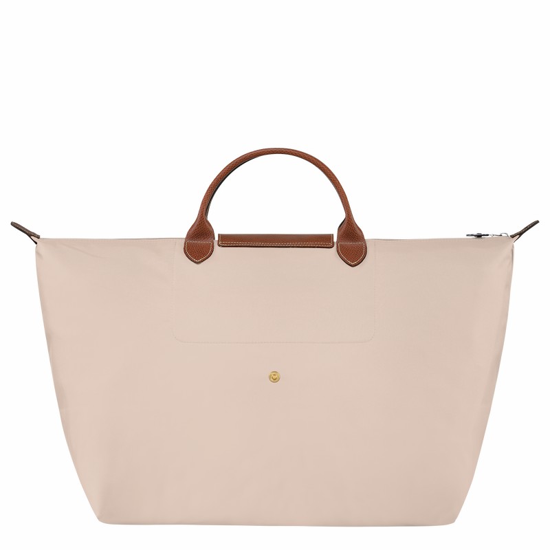 Longchamp Le Pliage Original S Reistas Dames Wit Belgium | L1624089P71