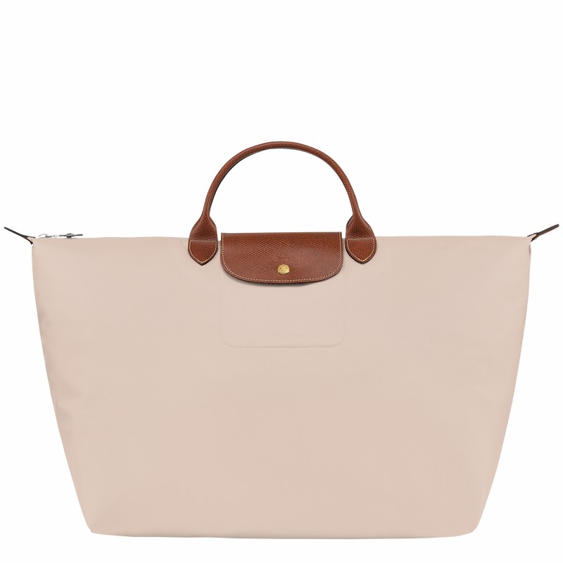 Longchamp Le Pliage Original S Reistas Dames Wit Belgium | L1624089P71