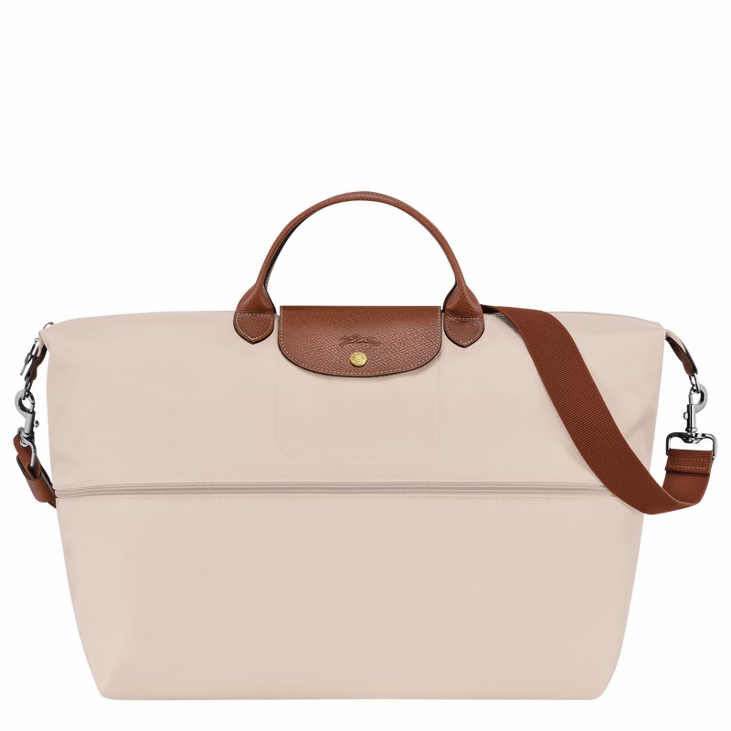 Longchamp Le Pliage Original expandable Reistas Heren Wit Belgium | L1911089P71-