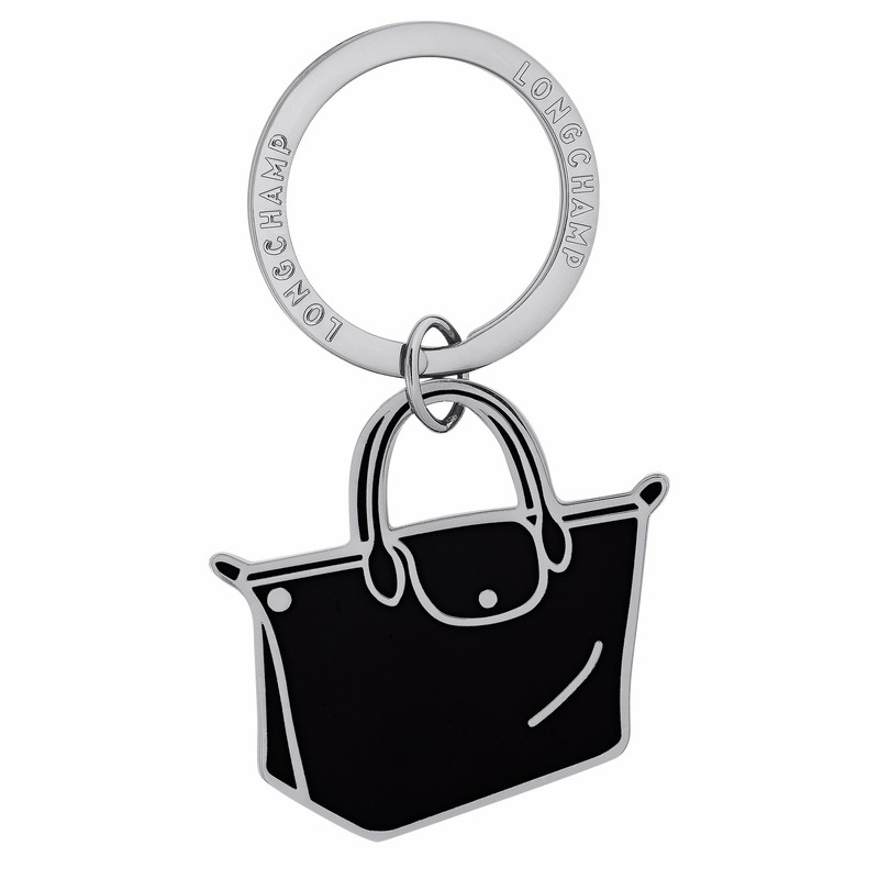 Longchamp Le Pliage Sleutelhangers Dames Zwart Belgium | 36070MET001