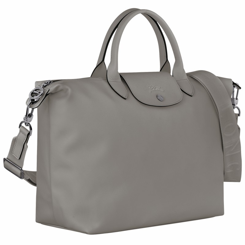 Longchamp Le Pliage Xtra L Handtas Dames Grijs Belgium | 10201987P55