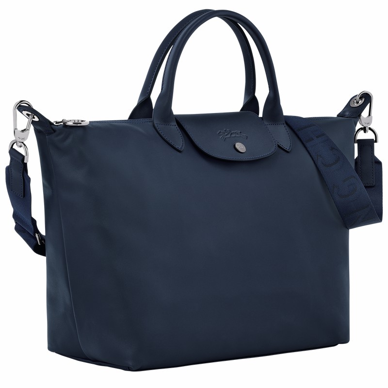 Longchamp Le Pliage Xtra L Handtas Dames Donkerblauw Belgium | 10201987556