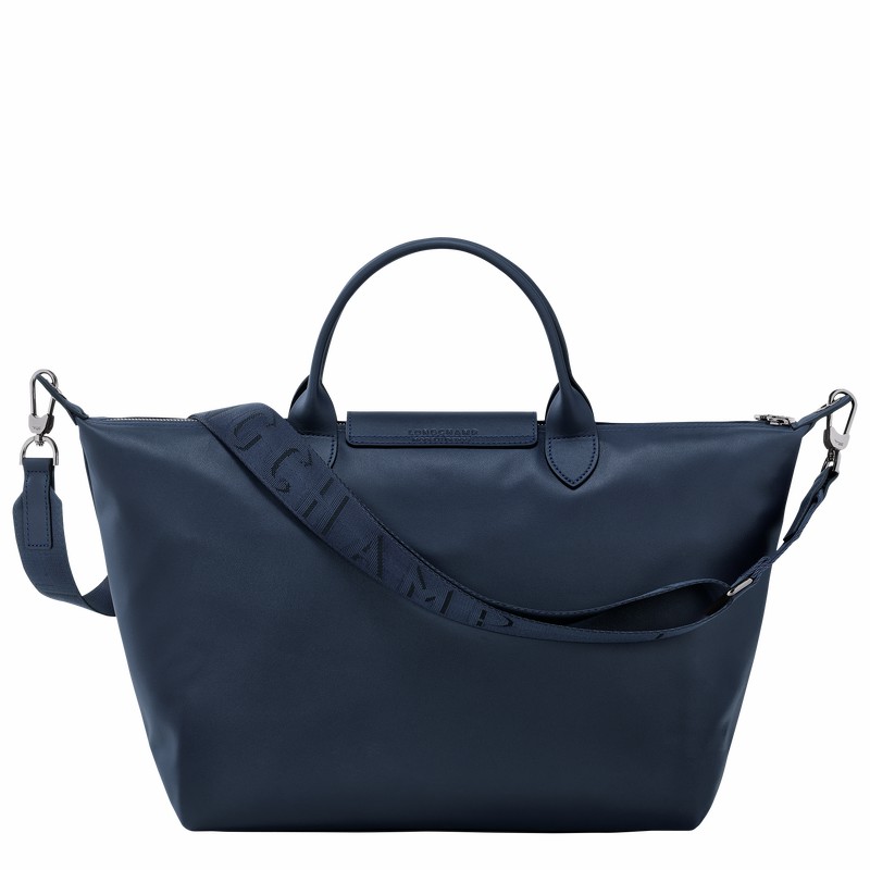 Longchamp Le Pliage Xtra L Handtas Dames Donkerblauw Belgium | 10201987556