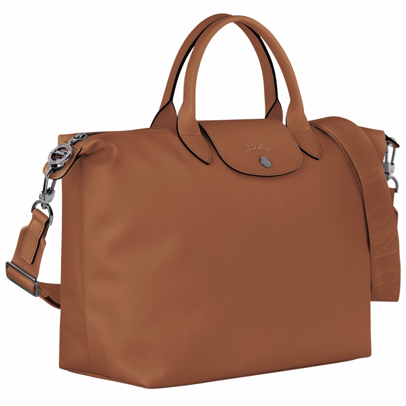 Longchamp Le Pliage Xtra L Handtas Dames Bruin Belgium | 10201987504