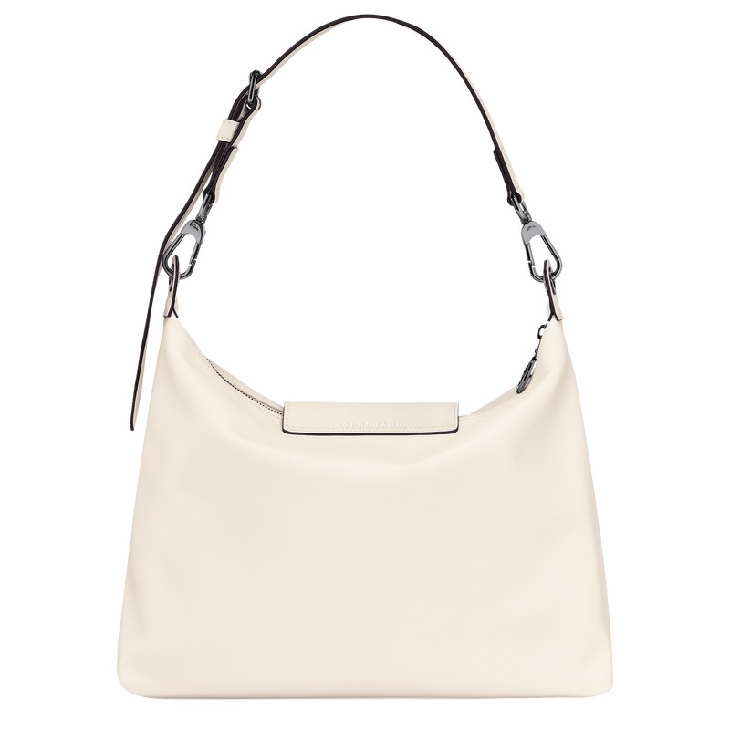 Longchamp Le Pliage Xtra M Hobo Tas Dames Wit Belgium | 10189987037