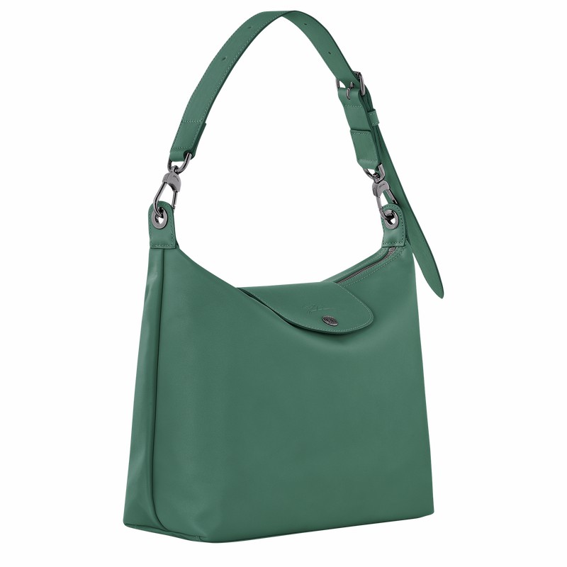 Longchamp Le Pliage Xtra M Hobo Tas Dames Olijfgroen Belgium | 10189987D90