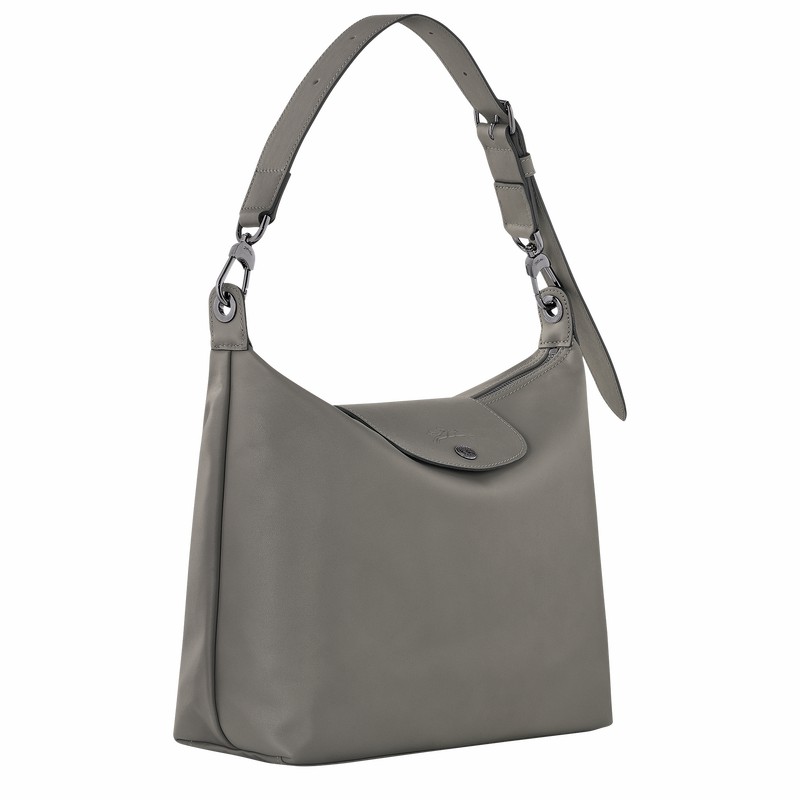 Longchamp Le Pliage Xtra M Hobo Tas Dames Grijs Belgium | 10189987P55