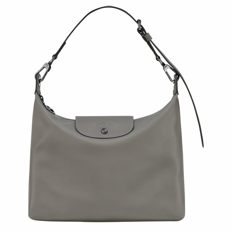 Longchamp Le Pliage Xtra M Hobo Tas Dames Grijs Belgium | 10189987P55