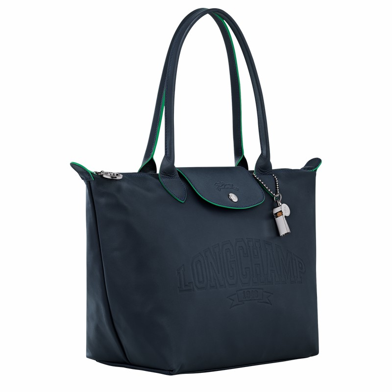 Longchamp Le Pliage Xtra M Tote Tassen Dames Donkerblauw Belgium | L2605HEY556