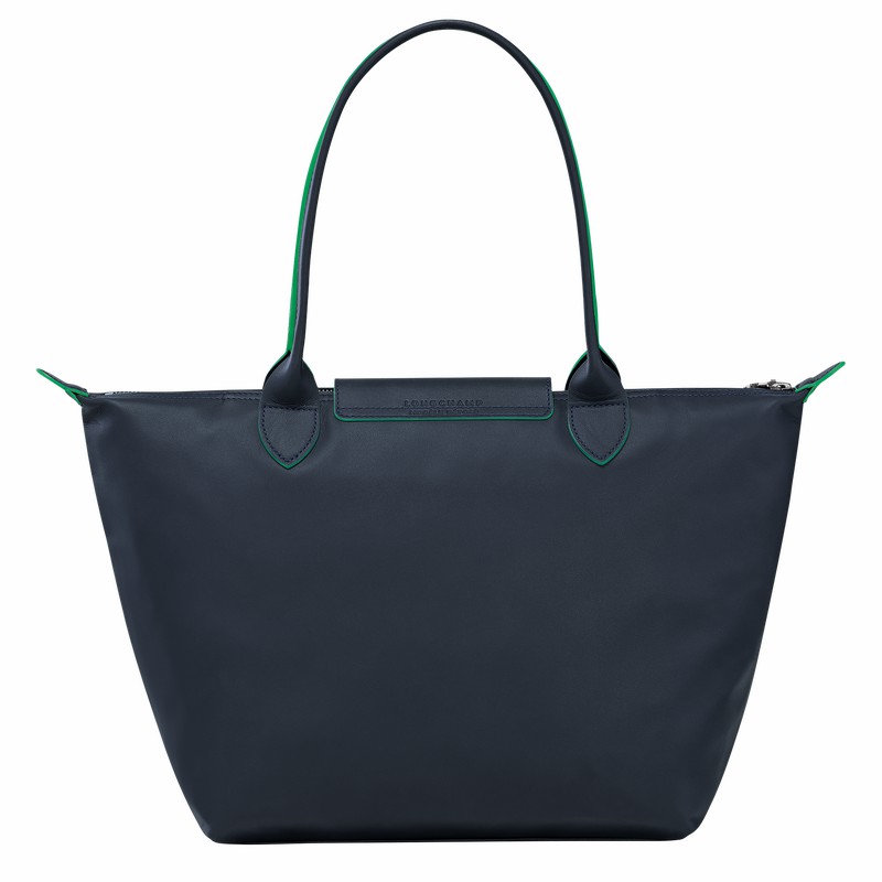 Longchamp Le Pliage Xtra M Tote Tassen Dames Donkerblauw Belgium | L2605HEY556