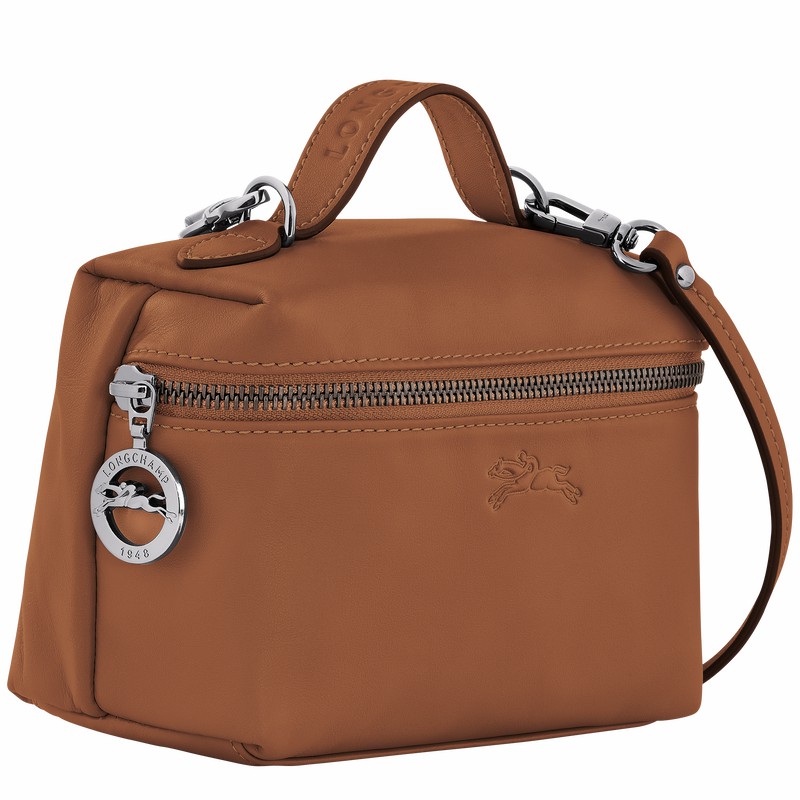 Longchamp Le Pliage Xtra XS Crossbodytassen Dames Bruin Belgium | 10187987504