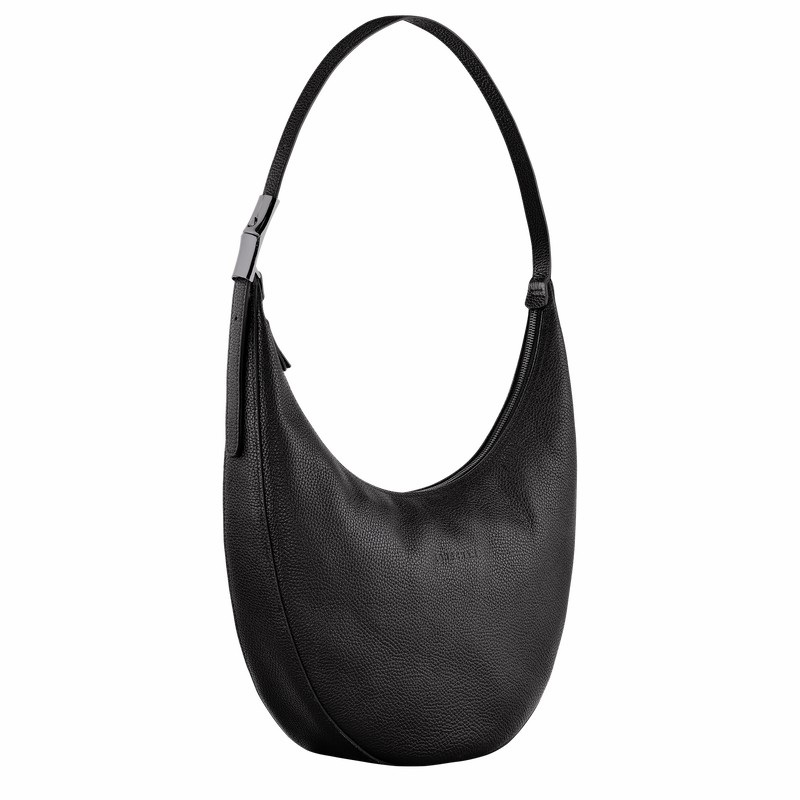 Longchamp Le Roseau Essential L Crossbodytassen Dames Zwart Belgium | 10234968001