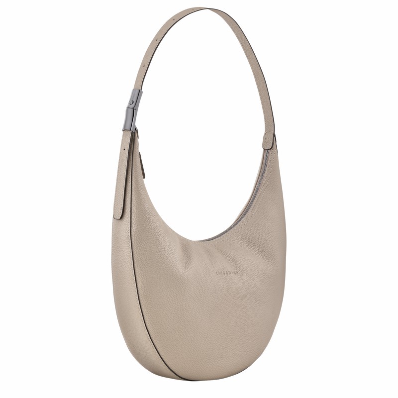 Longchamp Le Roseau Essential L Crossbodytassen Dames Grijs Belgium | 10234968266