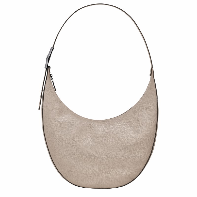 Longchamp Le Roseau Essential L Crossbodytassen Dames Grijs Belgium | 10234968266