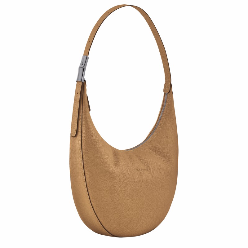 Longchamp Le Roseau Essential L Crossbodytassen Dames Khaki Belgium | 10234968026