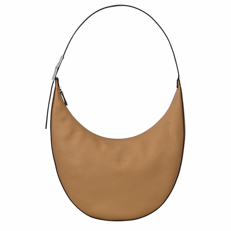 Longchamp Le Roseau Essential L Crossbodytassen Dames Khaki Belgium | 10234968026