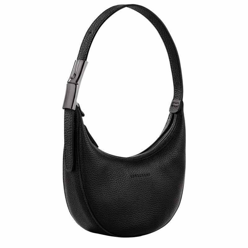 Longchamp Le Roseau Essential S Hobo Tas Dames Zwart Belgium | 10217968001